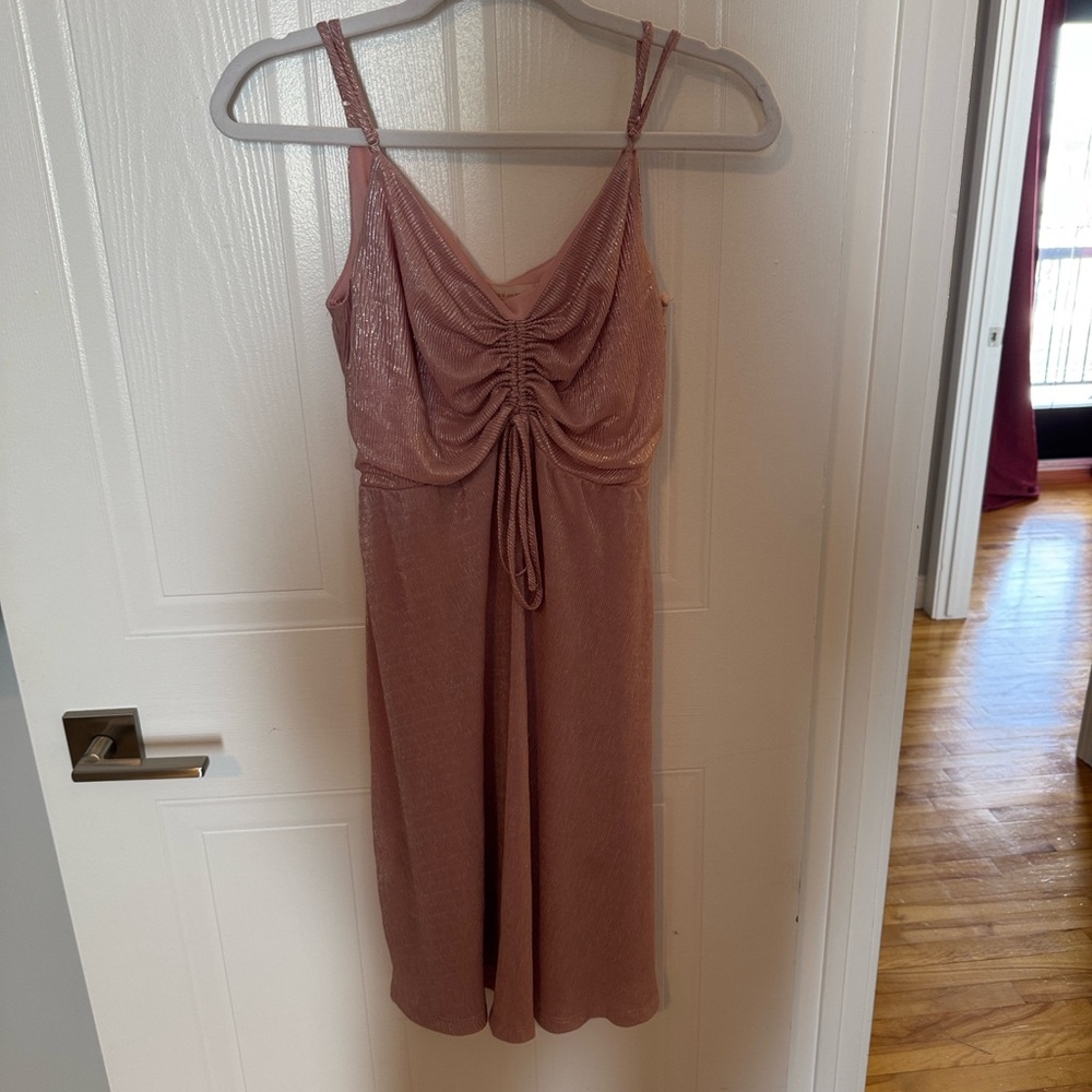 Monteau Pink Midi Dress